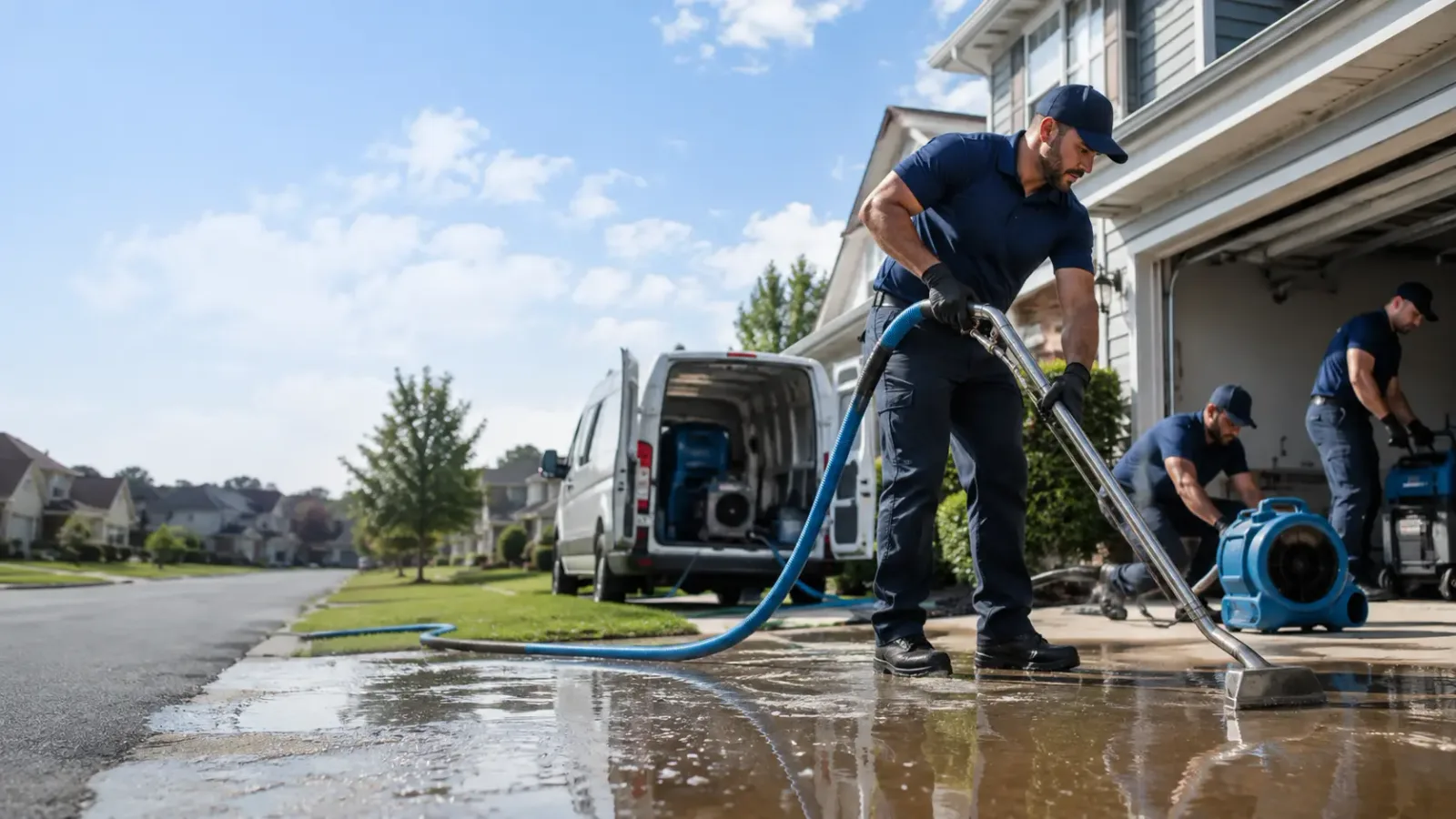 Flood Damage Restoration in Cedar Grove, WI